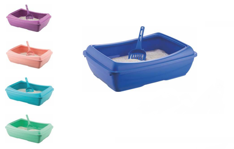 AÇIK KEDİ TUVALET KABI 50X38X15