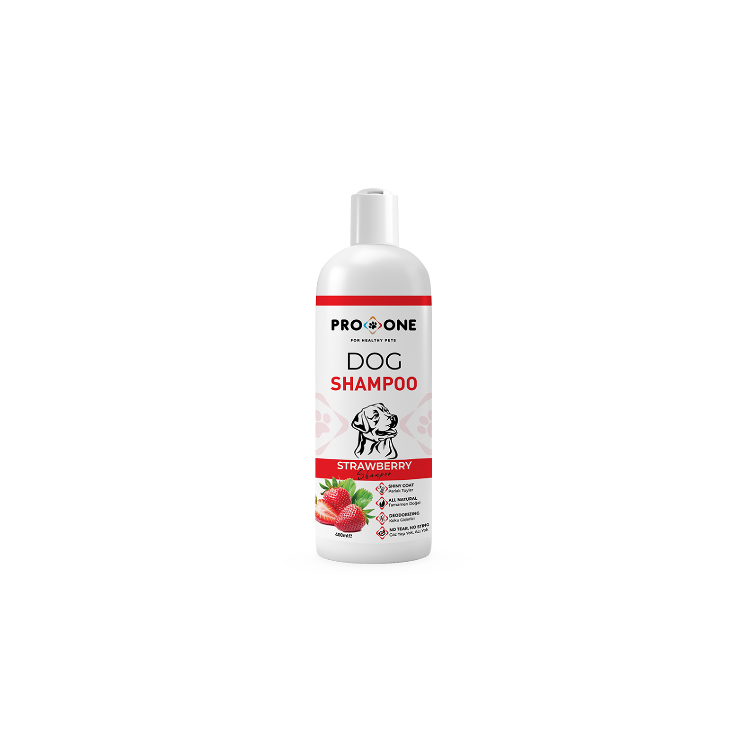 PROONE KÖPEK (CANIN) ŞAMPUAN STRAWBERY 400 ML*6