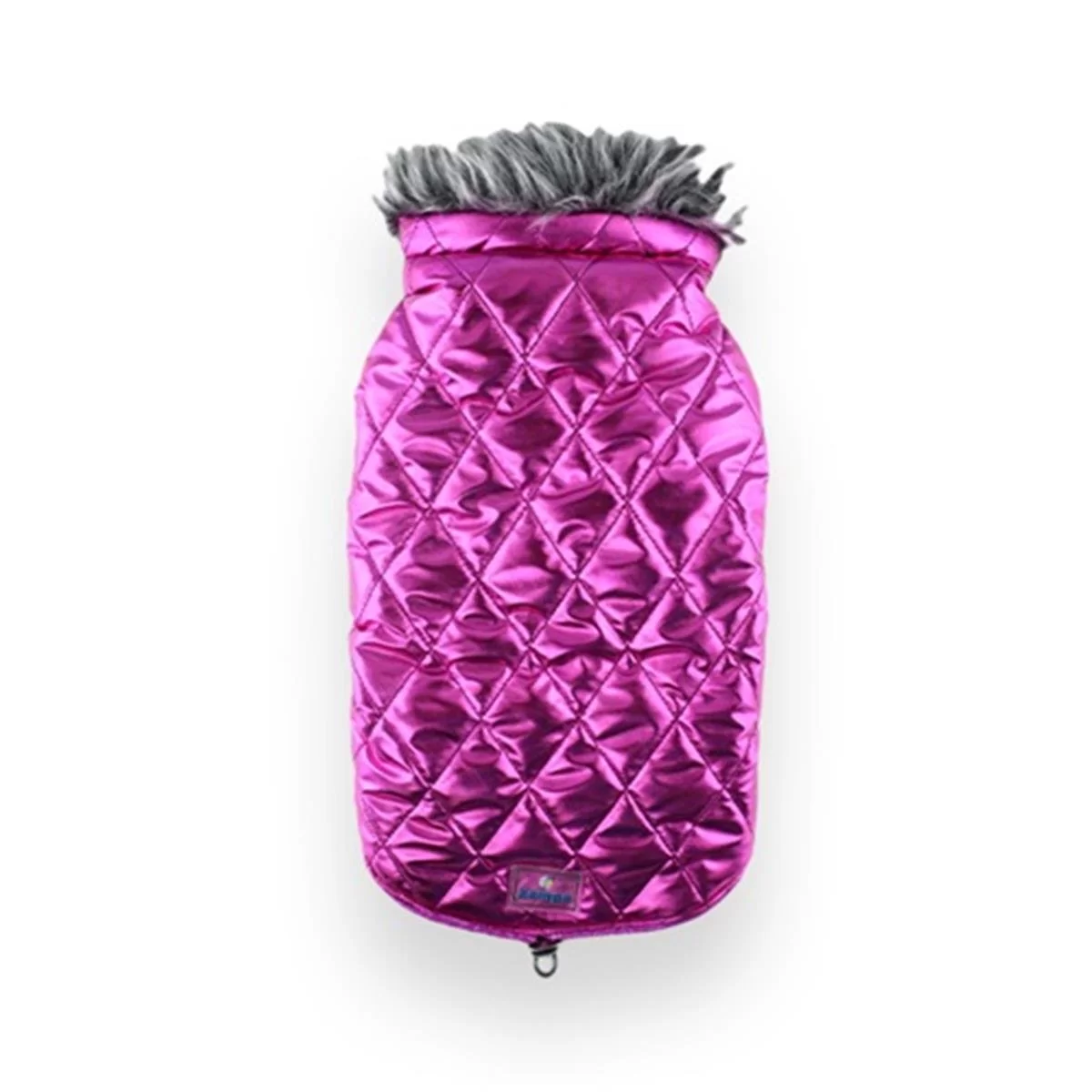 SHİNY YAKALI KÜRKLÜ MONT FUŞYA M