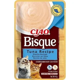 CİAO CHURU BİSQUE TON BALIKLI KEDİ ÖDÜL KREMASI 40 GR*12