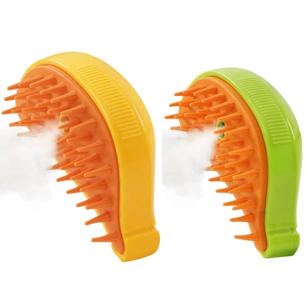 ZAMPA BALIK TASARIMLI BUHARLI KEDİ & KÖPEK YIKAMA TARAĞI 