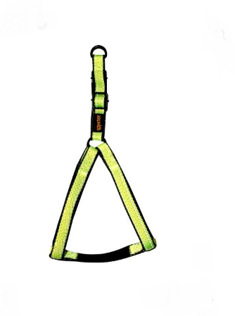 PETEX REFLEKTÖRLÜ KELEBEK TASMA NEON SARI SİYAH - L