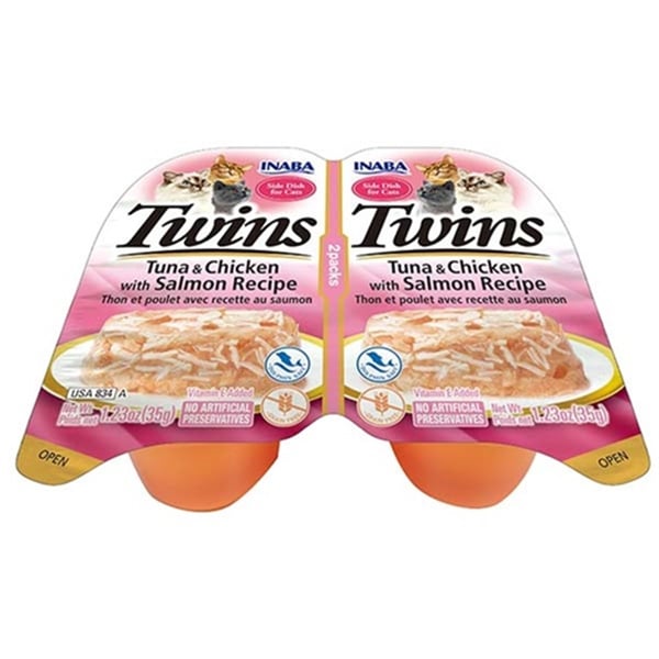 TWİNS TON CHURU BALIKLI, SOMONLU VE TAVUKLU KEDİ ÖDÜL JÖLESİ 2 X 35 GR*6