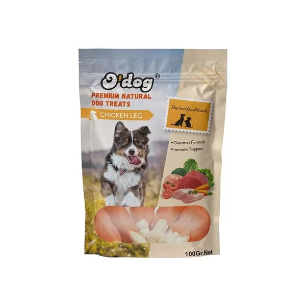 O DOG TAVUK ETLİ TAVUK BUTU KÖPEK ÖDÜLÜ 100 GR 10 LU