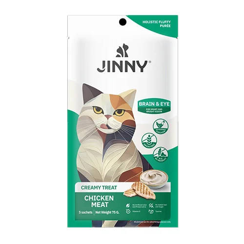 JINNY CREAMY TREAT CHICKEN 15X5 GR*12