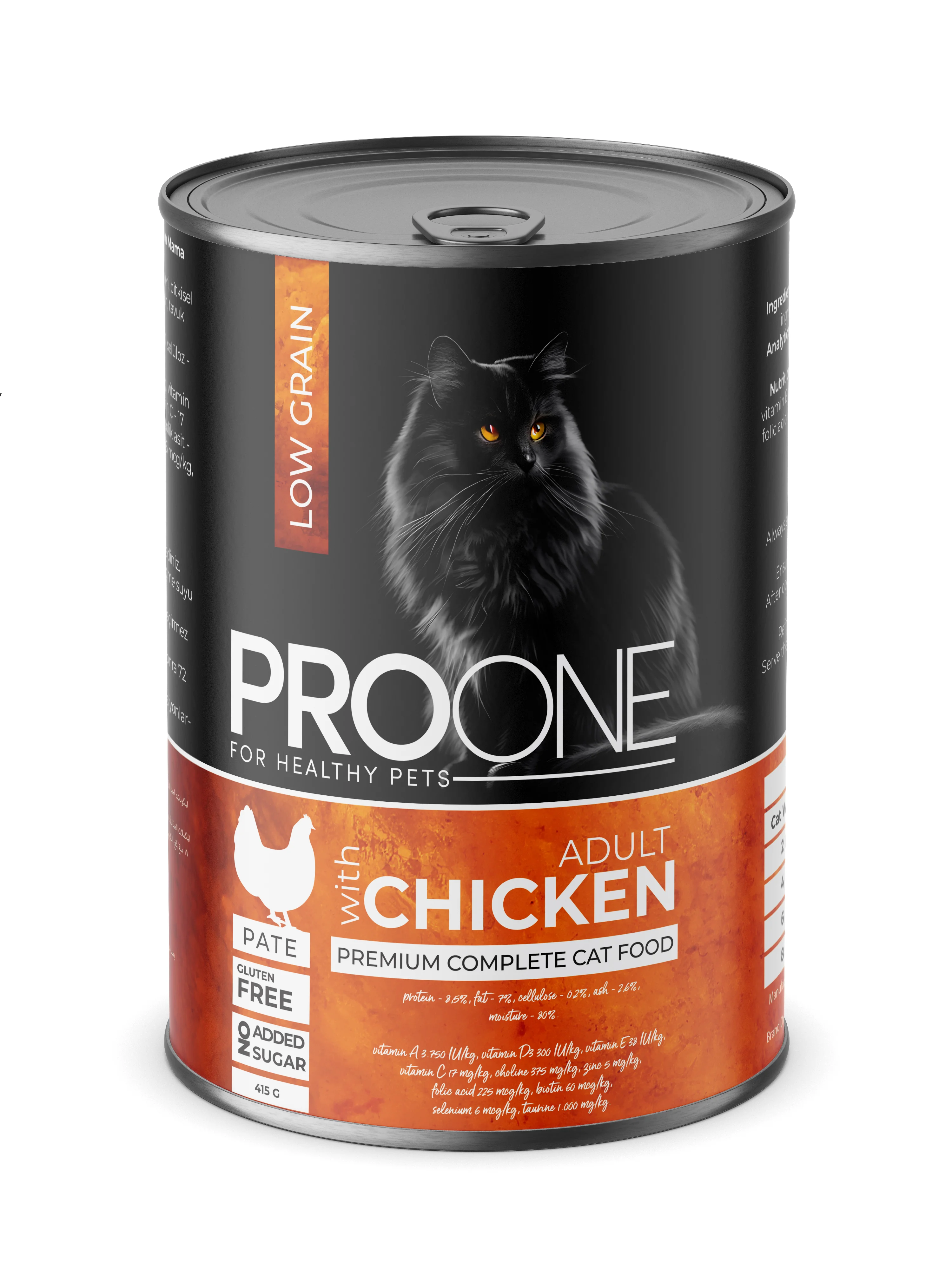 PROONE ADULT CHICKEN KEDİ KONSERVESİ 415 GR*24
