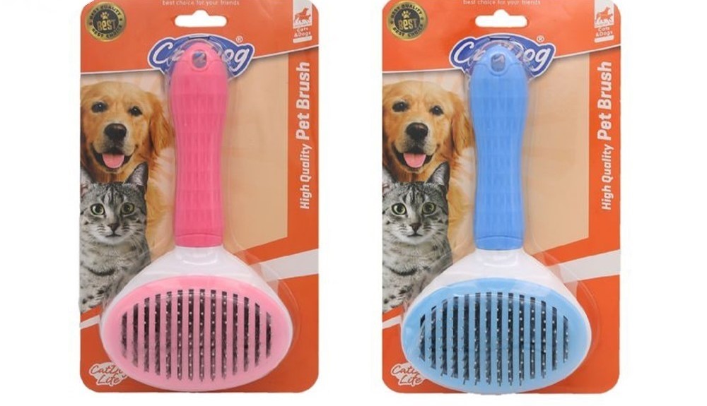 CAT/DOGLİFE KEDİ ve KÖPEKLER İÇİN KALIN TELLİ BASMALI FIRÇA