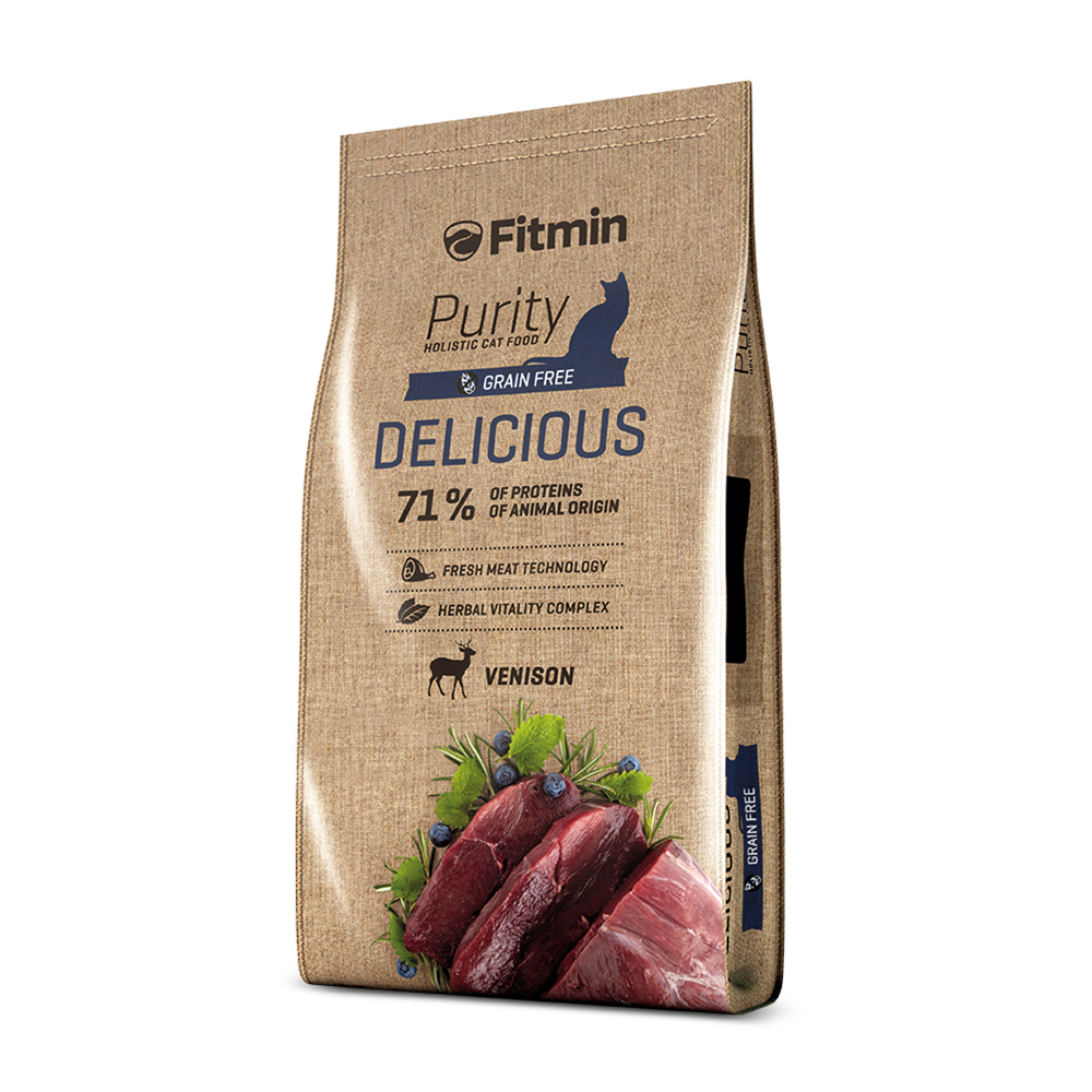 FİTMİN PURİTY DELİCİOUS TAZE AV ETLİ YETİŞKİN KEDİ MAMASI 10 KG